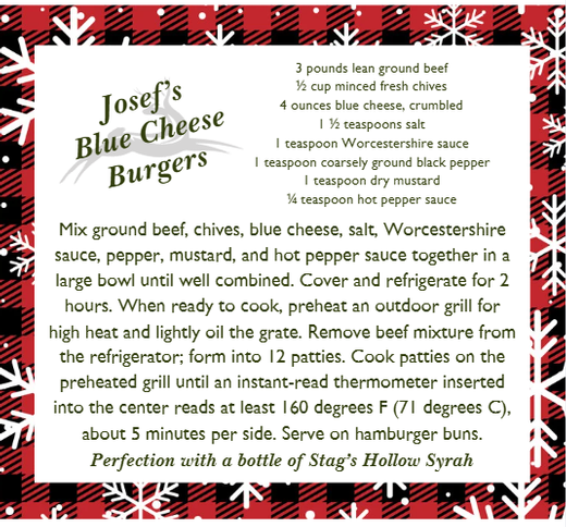 Josef's Blue Cheese Burgers